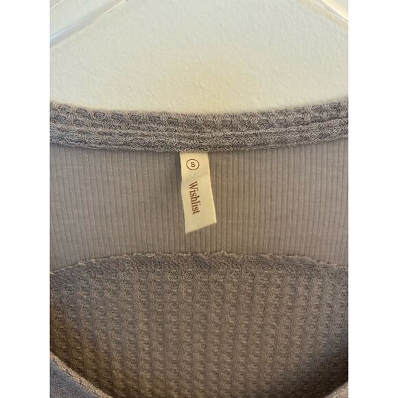 Wishlist Waffle Knit Thermal Top Size Small - Picture 5 of 8